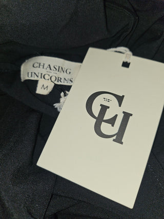 CHASING UNICORNS - 'DREAM LOVER' Silk Chiffon & Cotton Gauze Maxi Dress  est. RRP $430 NWT