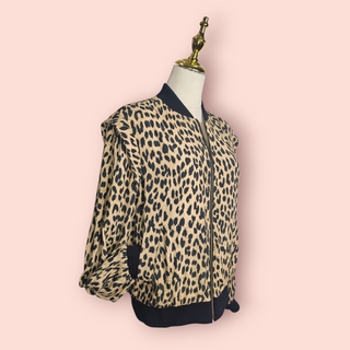 SASS & BIDE - 'RISING SUN' Jacket Leopard RRP $490 NWT