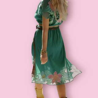 CHASING UNICORNS - 'SHAKING UP THE PLACE' Two Piece Handmade Embroidered Set RRP $390