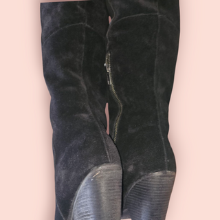 SPELL & THE GYPSY - THIGH HIGH SUEDE STUDDED EMBELLISHED BOOTS