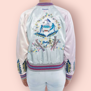 DIESEL 'G ABSOL' - Vintage Reversible Bomber Jacket est. RRP $620