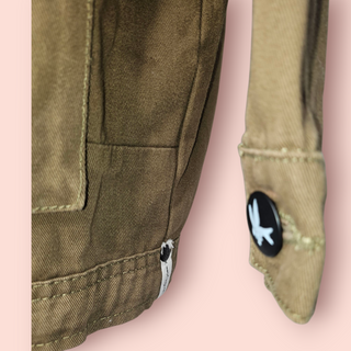 ONE TEASPOON - Vintage Cargo Jacket with Detachable Zip Arms Est. RRP $240