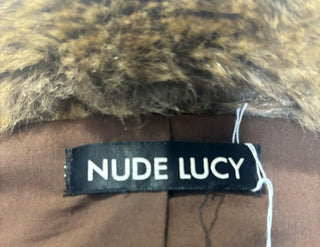 NUDE LUCY - FAUX FUR BOMBER JACKET Est. RRP $140