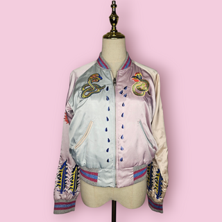 DIESEL 'G ABSOL' - Vintage Reversible Bomber Jacket est. RRP $620