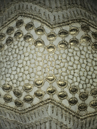 ASILIO - 'BEFORE THE BLAZE' Dress Cream & Gold RRP $430