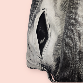 KSUBI - WRECKONING BLEACHED OVERSIZED JEAN JACKET UNISEXED Retail Price $382 BNWOT