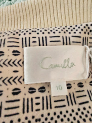 CAMILLA - 'LOST PARADISE FAILLE' Stretch Bomber Jacket est. RRP $540