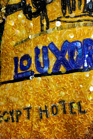 ELLA SINGH - VINTAGE MULTICOLOURED TUXEDO SEQUIN COAT Est. Retail Price $4-6k