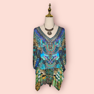 CAMILLA - 'THE CREATOR' Bat Sleeve Mini Dress