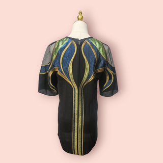 GUCCI - 2014 READY TO WEAR LUREX TUNIC TOP/DRESS Est. RRP $1800