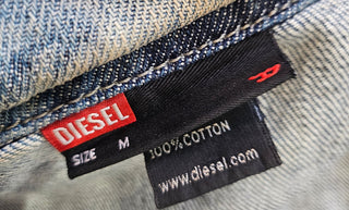 DIESEL - UNISEX 'STAY GOLD' GRAFITTI STYLE DENIM JACKET Est. retail price $549