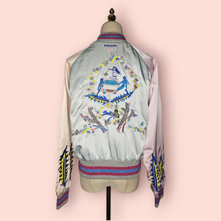 DIESEL 'G ABSOL' - Vintage Reversible Bomber Jacket est. RRP $620