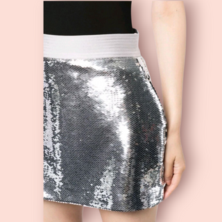 ALEX PERRY - 'DELON' Sequined Mini Skirt RRP $2800