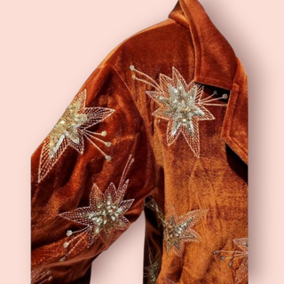 LENNI THE LABEL - 'CHROMATIC SUIT' Rust Two - Piece Pant Suit est. RRP $448 NWT