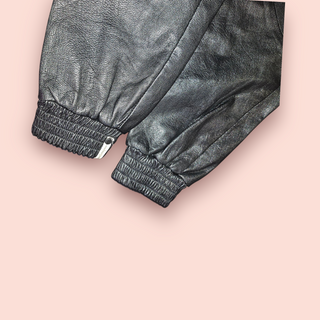 ONE TEASPOON - LEATHER TRACKIES PANTS est. RRP $349