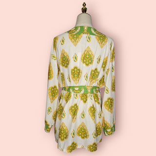 HAUTE HIPPIE - Short Linen Kimono RRP $169 BNWT Individual Import from The US