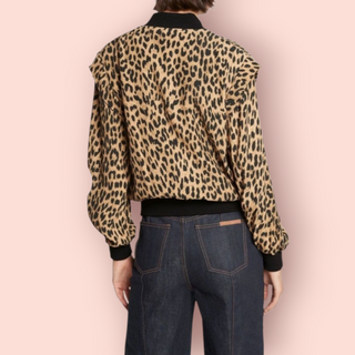 SASS & BIDE - 'RISING SUN' Jacket Leopard RRP $490 NWT
