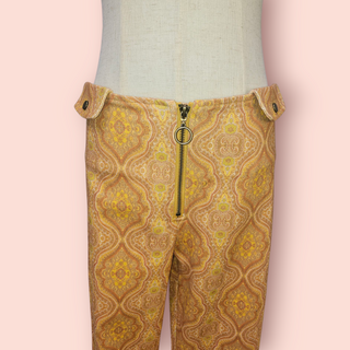 GOLDEN BROWN - LOVE HER MADLY JEAN - PAISLEY BNWT RRP $189 CURRENT SEASON