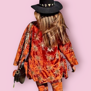 LENNI THE LABEL - 'CHROMATIC SUIT' Rust Two - Piece Pant Suit est. RRP $448 NWT