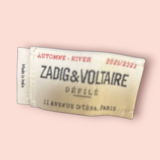 ZADIG & VOLTAIRE - 'LARSONA' Foil Coat Gold Leather Bomber RRP $1838