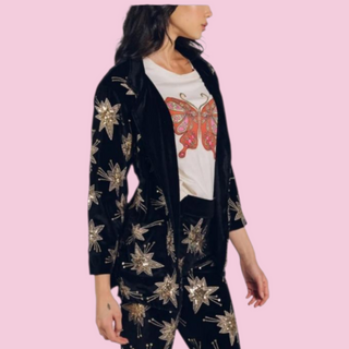 LENNI THE LABEL - 'CHROMATIC JACKET' Black RRP $249 NWT