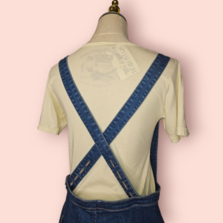 NINE LIVES BAZAAR - 'POISE' Denim Overalls/Dungarees RRP $219 NWT