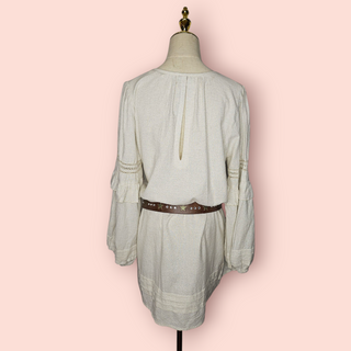 SPELL & THE GYPSY COLLECTIVE - Vintage 'LOLA' Tunic Dress in Biscuit est. RRP $263