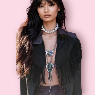 SPELL- ICONIC 'DESERT WANDERER' Lightweight Leather Jacket Est. Retail Price $580