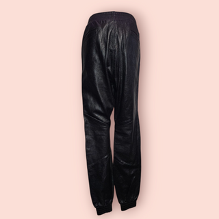 ONE TEASPOON - LEATHER TRACKIES PANTS est. RRP $349