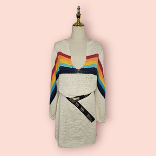 CHASING UNICORNS - CROCHET MINI DRESS Est. RRP $296 NWT