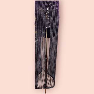 Vintage - 1970's METALLIC GLAMOUR DRESS WITH STUNNING PATCHED EMBELLISHMENTS