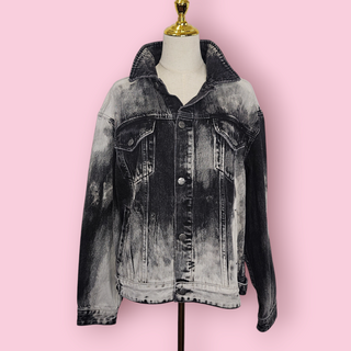 KSUBI - WRECKONING BLEACHED OVERSIZED JEAN JACKET UNISEXED Retail Price $382 BNWOT