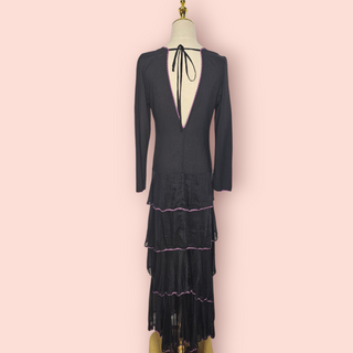 CHASING UNICORNS - 'DREAM LOVER' Silk Chiffon & Cotton Gauze Maxi Dress  est. RRP $430 NWT