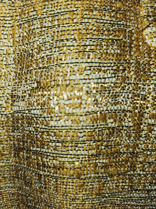 DOLCE & GABBANA - VINTAGE EVENING JACKET IN SHIMMER METALLIC GOLD est. RRP $2600 NWT