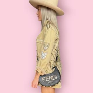 SPELL AND GYPSY COLLECTIVE - WANDERER PANTHER JACKET Est. retail price $600