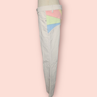 GHANDA - 'SUNRISE FLARES' Cream NWT