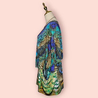 CAMILLA - 'THE CREATOR' Bat Sleeve Mini Dress