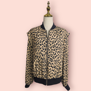 SASS & BIDE - 'RISING SUN' Jacket Leopard RRP $490 NWT