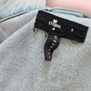 THRILLS EAGLE PATCHED DENIM JACKET - Est.retail price $179