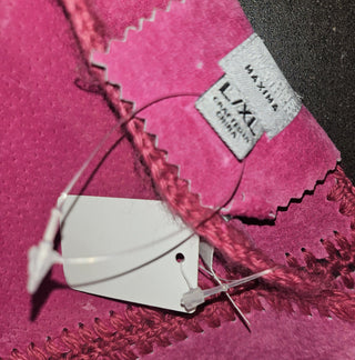 WILSONS LEATHER - Pink Suede and Crochet Suede Fringe Poncho NWT