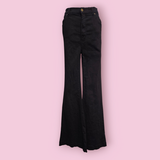 ROLLAS - "EASTCOAST FLARE" BLACK RRP $160 High Rise