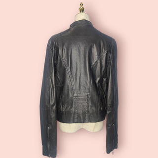 MAX & CO - LEATHER BOMBER JACKET est. RRP $690