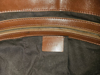 BALLY - VINTAGE LEATHER & SUEDE HOBO WOVEN SHOULDER BAG Est. RRP $1500