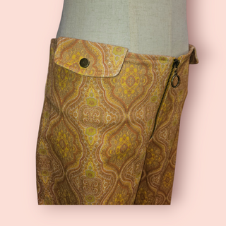 GOLDEN BROWN - LOVE HER MADLY JEAN - PAISLEY BNWT RRP $189 CURRENT SEASON