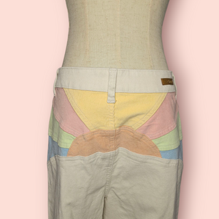 GHANDA - 'SUNRISE FLARES' Cream NWT