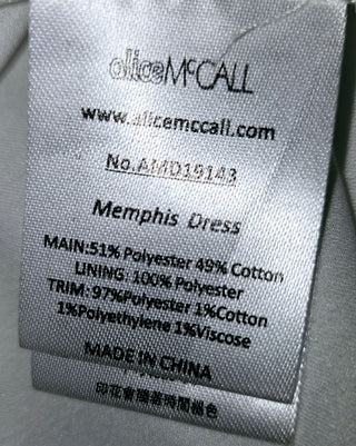 ALICE McCALL - 'MEMPHIS' DRESS Est. Retail Price $480