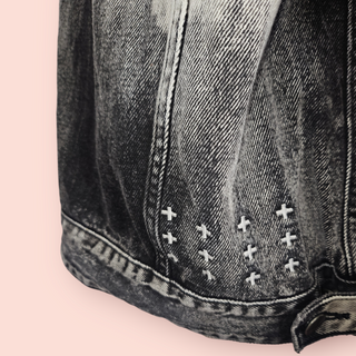 KSUBI - WRECKONING BLEACHED OVERSIZED JEAN JACKET UNISEXED Retail Price $382 BNWOT