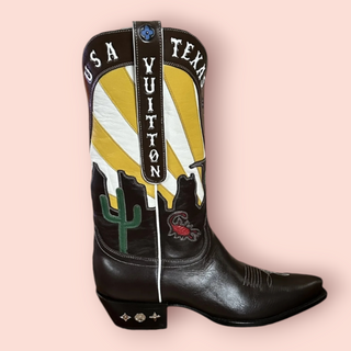 LOUI VUITTON BOTTES WESTERN PHARELL WILLIAMS 2024 BNWT Retail Price $8000