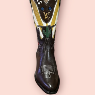 LOUI VUITTON BOTTES WESTERN PHARELL WILLIAMS 2024 BNWT Retail Price $8000