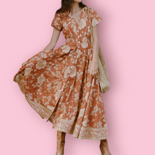 SPELL - FOLK SONG DRESS Est. RRP $340